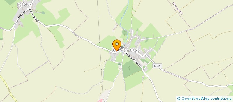 localisation de l'entreprise MONSIEUR JEAN VANDAELE  GOUY-EN-ARTOIS