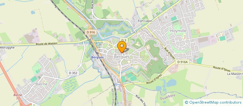 localisation de l'entreprise MONSIEUR JEAN VANDENBUSSCHE  BERGUES