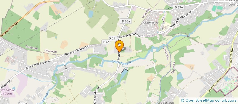 localisation de l'entreprise MONSIEUR JEAN VANDEPLANQUE  FONTENILLES