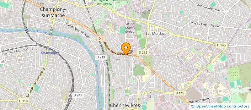 localisation de l'entreprise MONSIEUR JEAN VANDERMEERSCH  CHAMPIGNY-SUR-MARNE