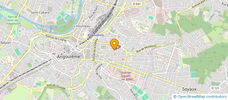 localisation de l'entreprise MONSIEUR JEAN VANDEWEEGHE à ANGOULEME