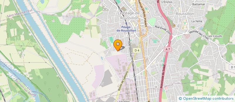 localisation de l'entreprise MONSIEUR JEAN VANET-ROUX  AUBERIVES-SUR-VAREZE