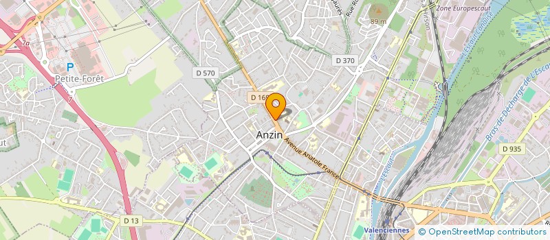 localisation de l'entreprise MONSIEUR JEAN VANHEEGHE  ANZIN