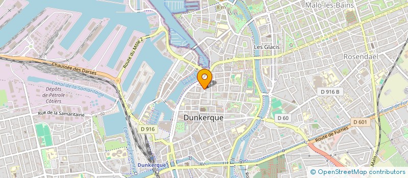 localisation de l'entreprise MONSIEUR JEAN VANLIERDE à DUNKERQUE