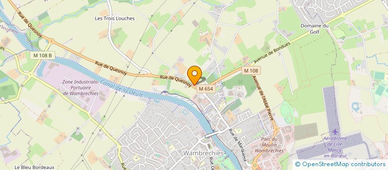 localisation de l'entreprise MONSIEUR JEAN VANMARCKE à WAMBRECHIES