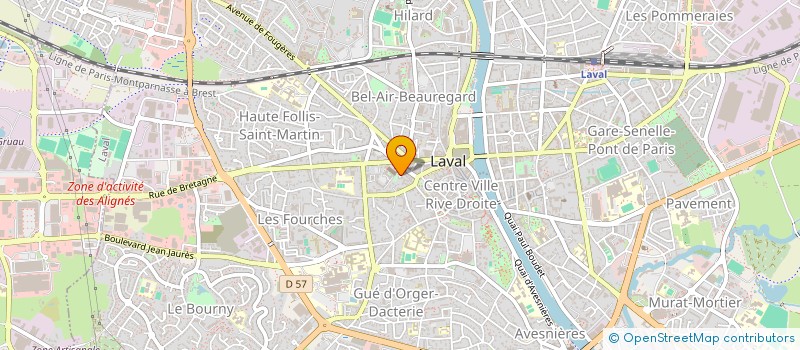 localisation de l'entreprise MONSIEUR JEAN VANNIER à LAVAL