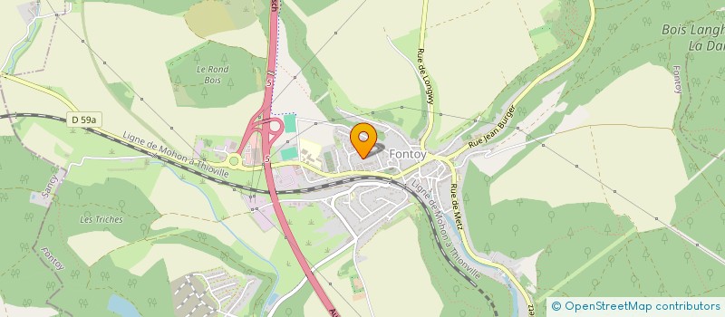 localisation de l'entreprise MONSIEUR JEAN VAPPIANI  FONTOY