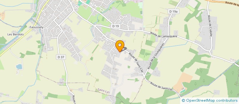 localisation de l'entreprise MONSIEUR JEAN VAQUIE  SAINT-LYS