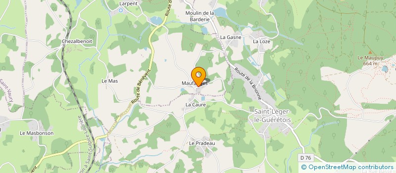 localisation de l'entreprise MONSIEUR JEAN VAREILLAUD  LA BRIONNE