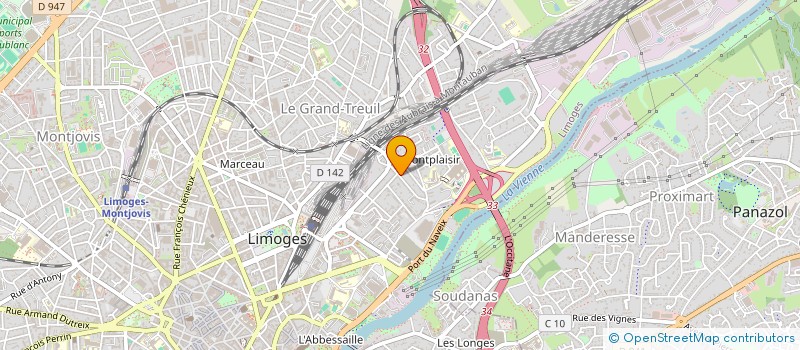 localisation de l'entreprise MONSIEUR JEAN VARIERAS à LIMOGES
