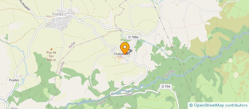 localisation de l'entreprise MONSIEUR JEAN VARIN à LEZOUX