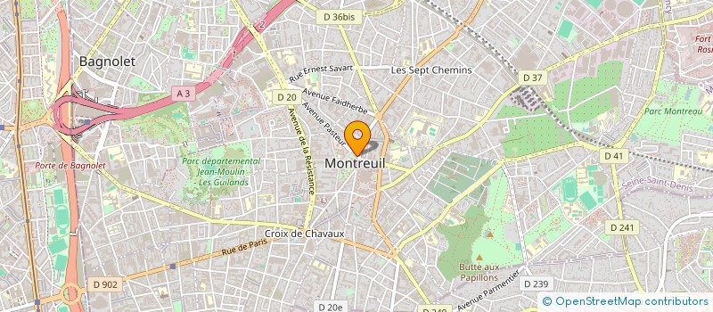 localisation de l'entreprise MONSIEUR JEAN VARIN à MONTREUIL