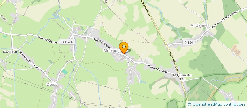 localisation de l'entreprise MONSIEUR JEAN VARRUCCIU  MECQUIGNIES