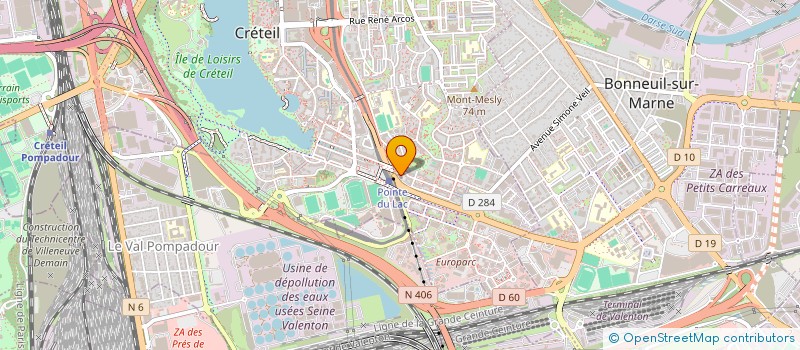 localisation de l'entreprise MONSIEUR JEAN VASLIN  CRETEIL