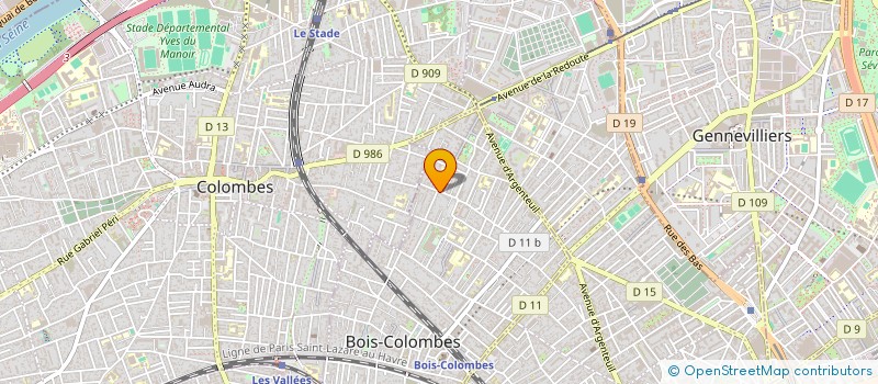 localisation de l'entreprise MONSIEUR JEAN VASSORT à BOIS COLOMBES