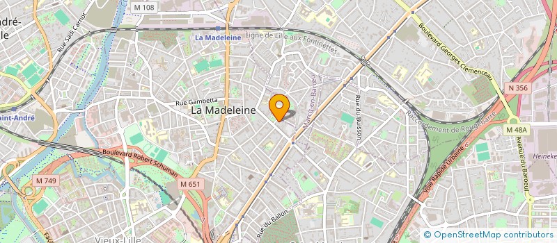 localisation de l'entreprise MONSIEUR JEAN VASUTI à LA MADELEINE