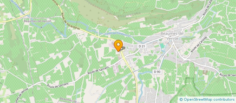 localisation de l'entreprise MONSIEUR JEAN VATON  BEAUMES-DE-VENISE