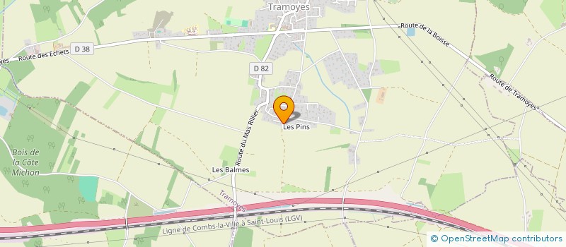 localisation de l'entreprise MONSIEUR JEAN VAUDAN  TRAMOYES