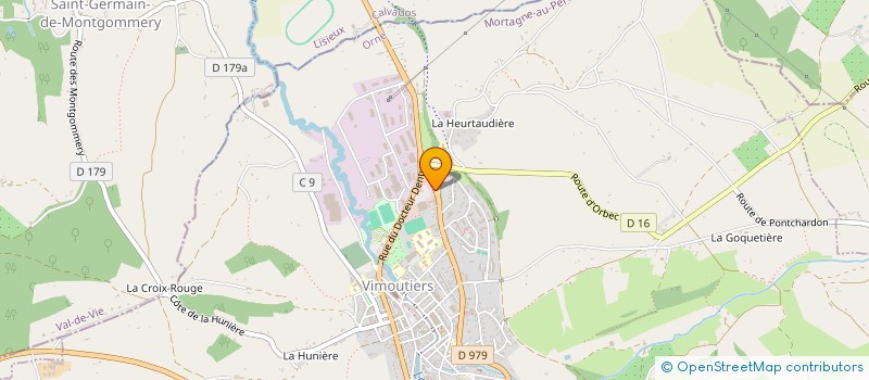 localisation de l'entreprise MONSIEUR JEAN VAUDORE à VIMOUTIERS