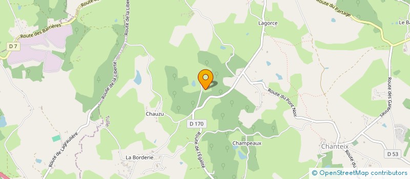 localisation de l'entreprise MONSIEUR JEAN VAUJOUR à CHANTEIX