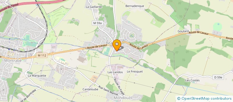 localisation de l'entreprise MONSIEUR JEAN VAYA  BEAUPUY