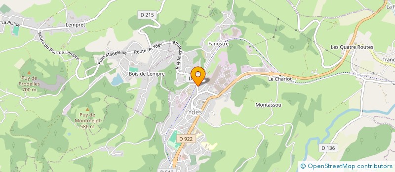 localisation de l'entreprise MONSIEUR JEAN VAYSSIER à YDES