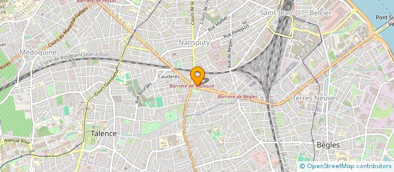 localisation de l'entreprise MONSIEUR JEAN VAZ  BORDEAUX