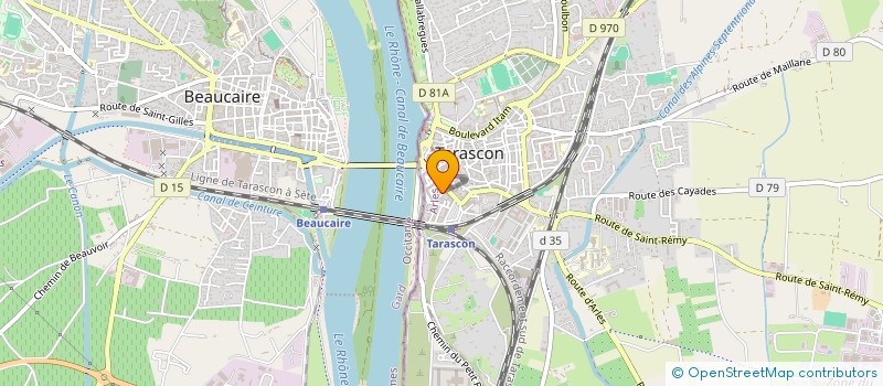 localisation de l'entreprise MONSIEUR JEAN VEDEL  TARASCON