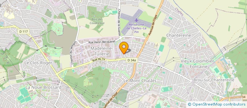 localisation de l'entreprise MONSIEUR JEAN VEILLARD  CHELLES