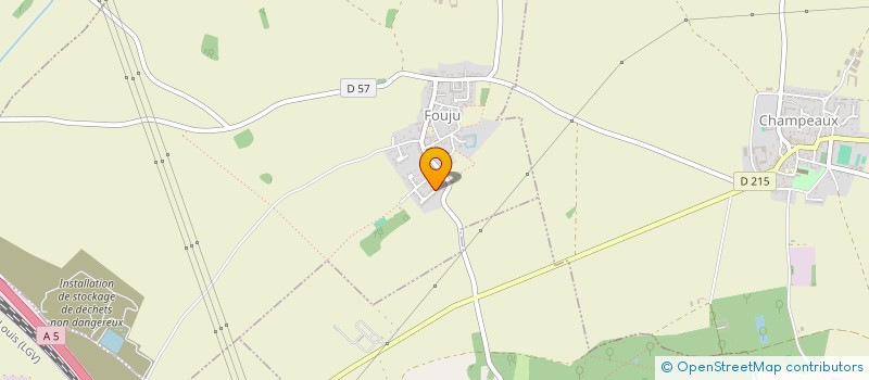 localisation de l'entreprise MONSIEUR JEAN VEILLAT  FOUJU