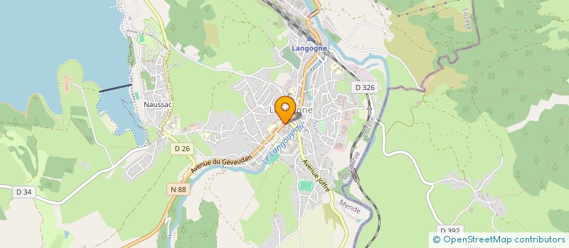 localisation de l'entreprise MONSIEUR JEAN VELAY  LANGOGNE