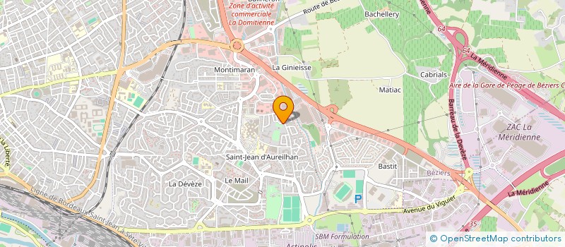 localisation de l'entreprise MONSIEUR JEAN VELI KESKIN  BEZIERS