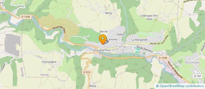 localisation de l'entreprise MONSIEUR JEAN VELTZ  FRANGY