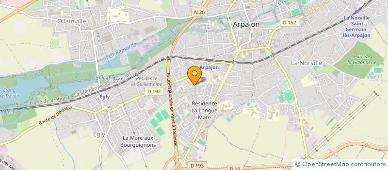 localisation de l'entreprise MONSIEUR JEAN VENDEL-VIEST  ARPAJON