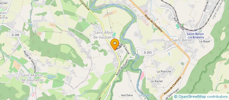 localisation de l'entreprise MONSIEUR JEAN VENERA  SAINT-ALBIN-DE-VAULSERRE