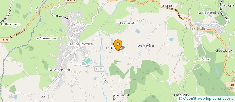 localisation de l'entreprise MONSIEUR JEAN VENET  HAUTE-RIVOIRE