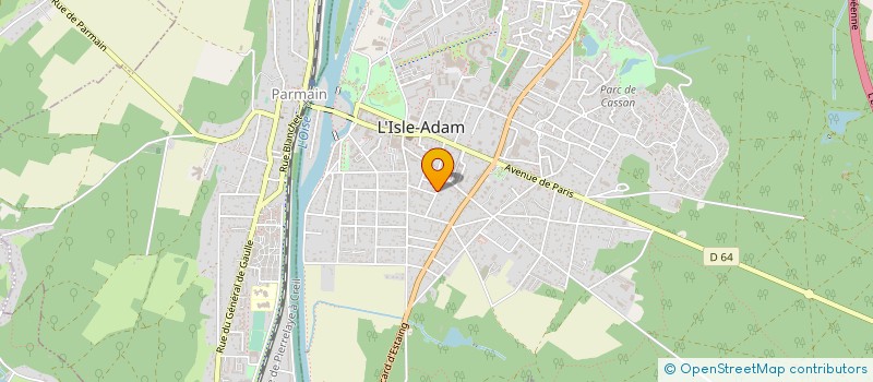localisation de l'entreprise MONSIEUR JEAN VENIARD à L'ISLE-ADAM