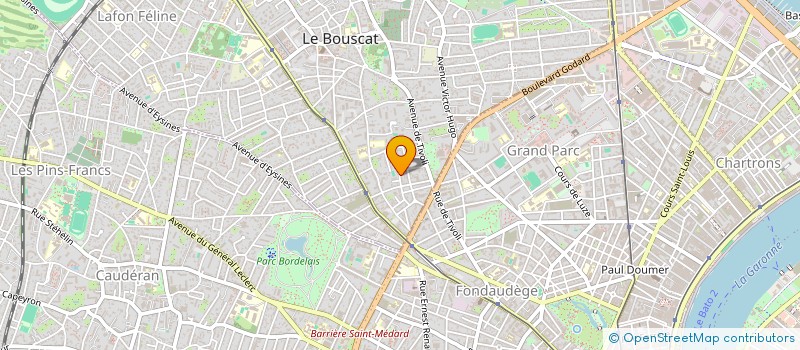 localisation de l'entreprise MONSIEUR JEAN VENZAL  LE BOUSCAT