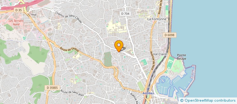localisation de l'entreprise MONSIEUR JEAN VERAGUAS à ANTIBES