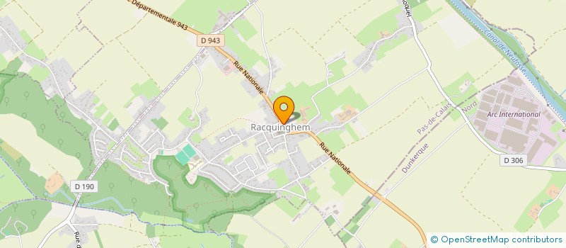 localisation de l'entreprise MONSIEUR JEAN VERBECQ  RACQUINGHEM