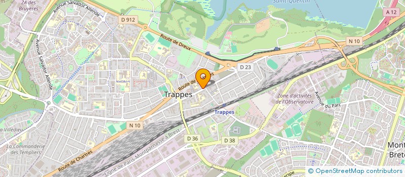 localisation de l'entreprise MONSIEUR JEAN VERBEURGT  TRAPPES