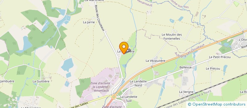 localisation de l'entreprise MONSIEUR JEAN VERDEAU  VENANSAULT