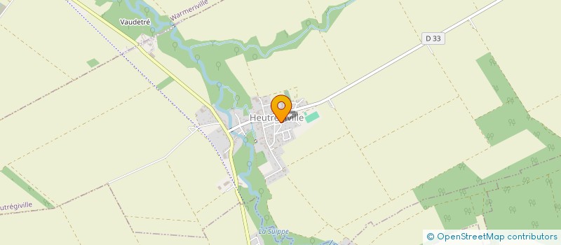 localisation de l'entreprise MONSIEUR JEAN VERDELET  HEUTREGIVILLE