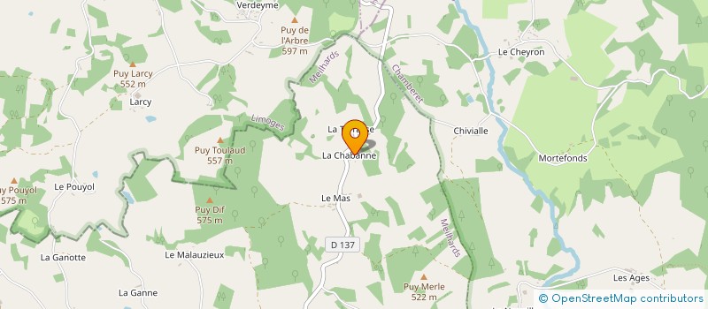 localisation de l'entreprise MONSIEUR JEAN VERDEYME  MEILHARDS