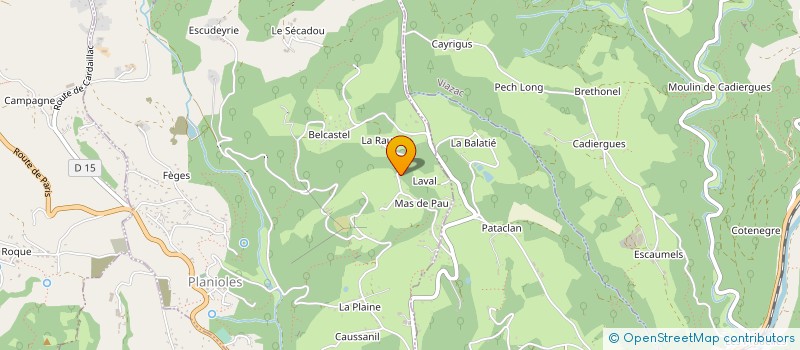 localisation de l'entreprise MONSIEUR JEAN VERDIE  SAINT-PERDOUX