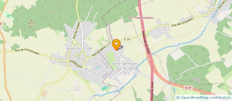 localisation de l'entreprise MONSIEUR JEAN VERDIER  CHAILLY-EN-BIERE