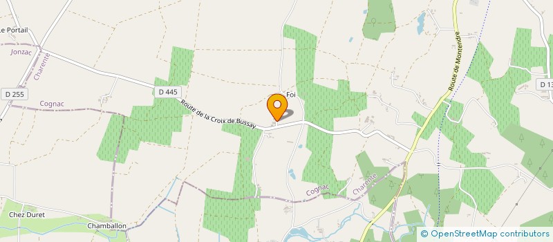 localisation de l'entreprise MONSIEUR JEAN VERDIER  BAIGNES-SAINTE-RADEGONDE