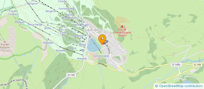 localisation de l'entreprise MONSIEUR JEAN VERDIER  BESSE-ET-SAINT-ANASTAISE