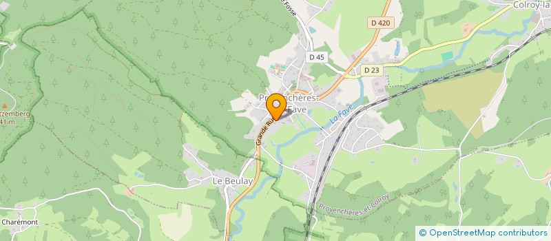 localisation de l'entreprise MONSIEUR JEAN VERDUN à PROVENCHERES-ET-COLROY