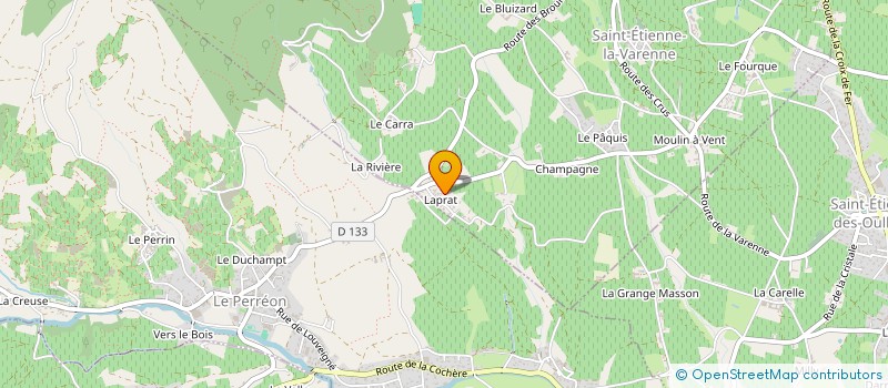 localisation de l'entreprise MONSIEUR JEAN VERGER à SAINT-ETIENNE-LA-VARENNE